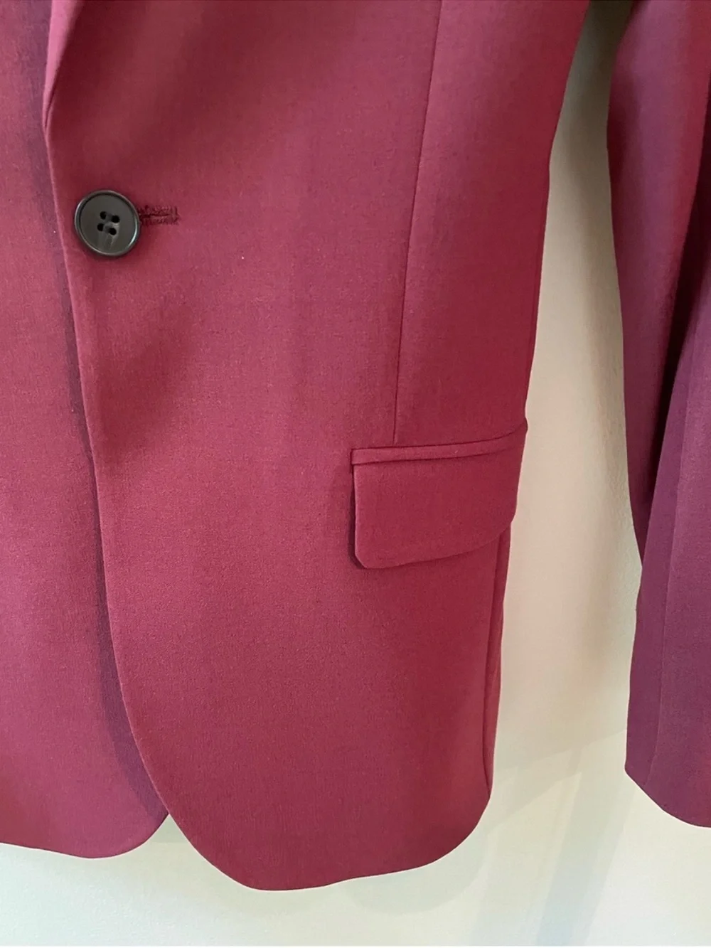 ASOS | NWOT | Burgundy ‘Super Skinny’ Suit Jacket